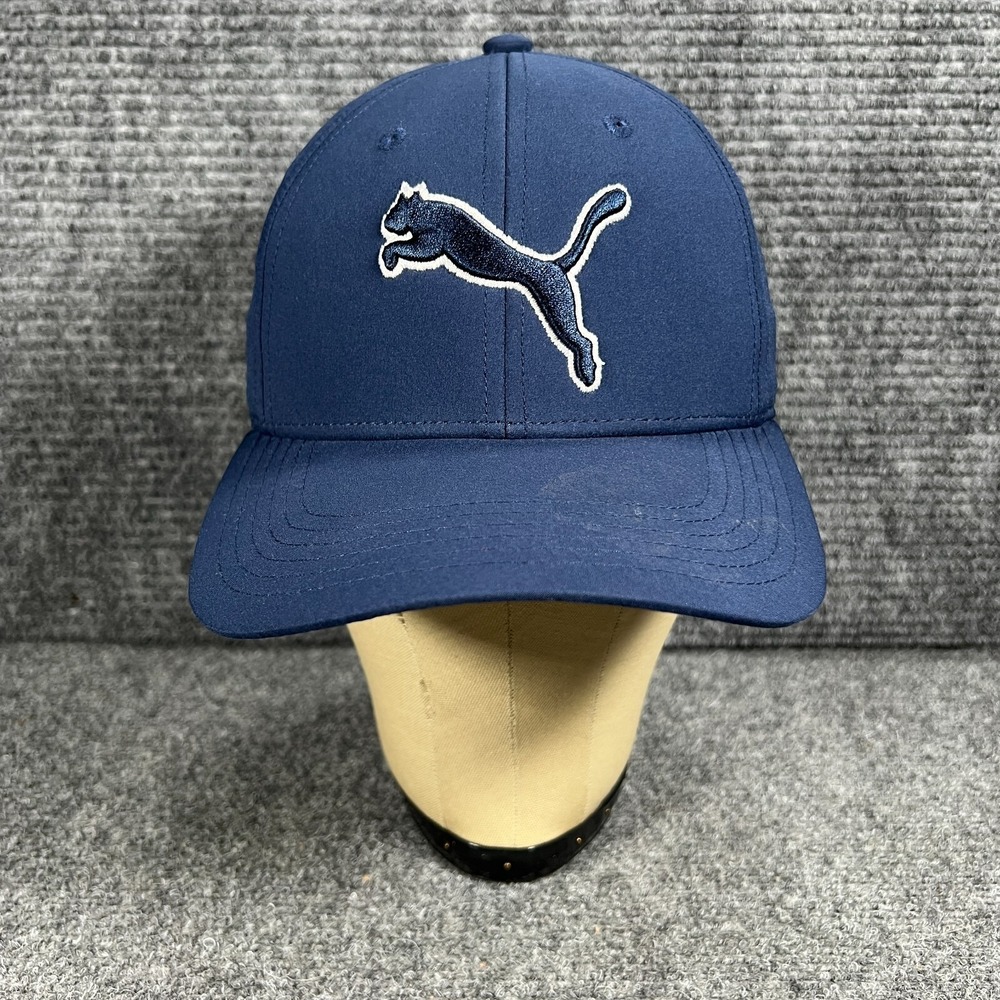 PUMA Hat Cap Mens Small Medium Blue Casual Golf Tennis Hiking Outdoor Sports